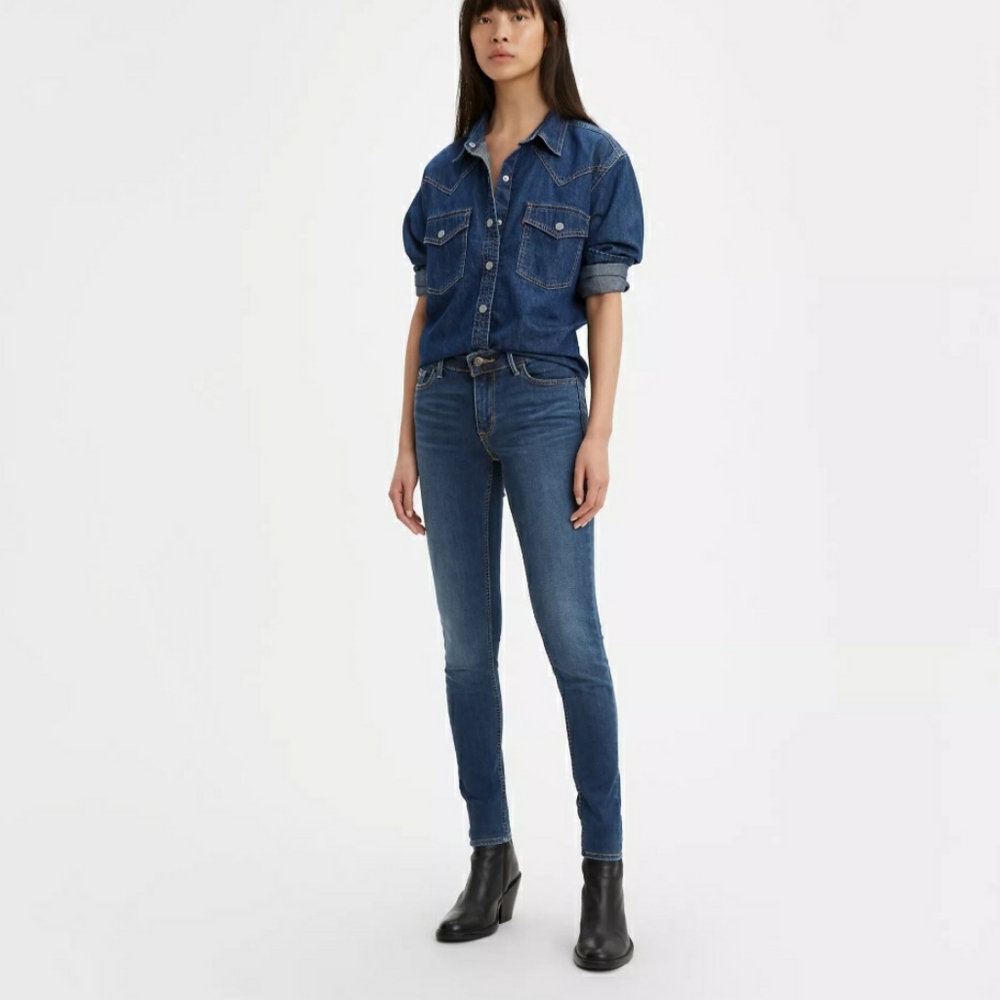 🏷Levi's 710 SUPER SKINNY WOMEN'S JEANS - light wash - 27/30